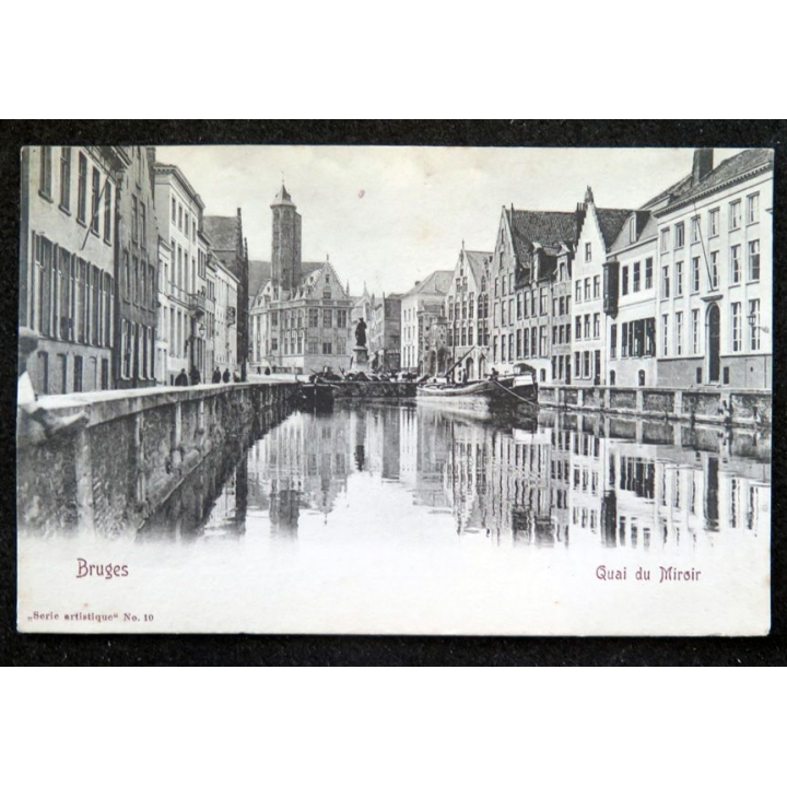 Carte postale 10 Bruges Quai du Miroir