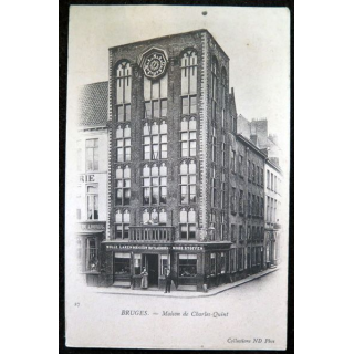 Carte postale 27 Bruges Maison de Charles-Quint
