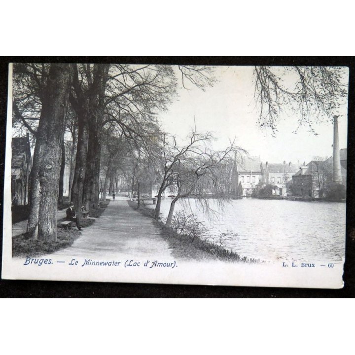 Carte postale 60 Bruges Le Minnewater (Lac d'Amour)