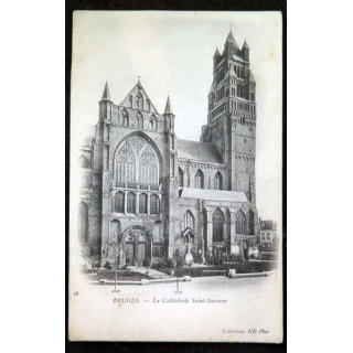 Carte postale 18 Bruges La Cathédrale Saint-Sauveurarles Le Téméraire