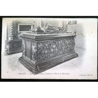 Carte postale 67 Bruges Eglise Notre Dame, Tombeau de Marie de Bourgogne