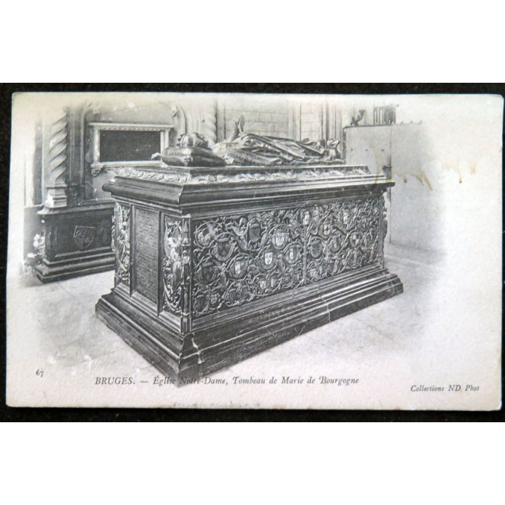 Carte postale 67 Bruges Eglise Notre Dame, Tombeau de Marie de Bourgogne