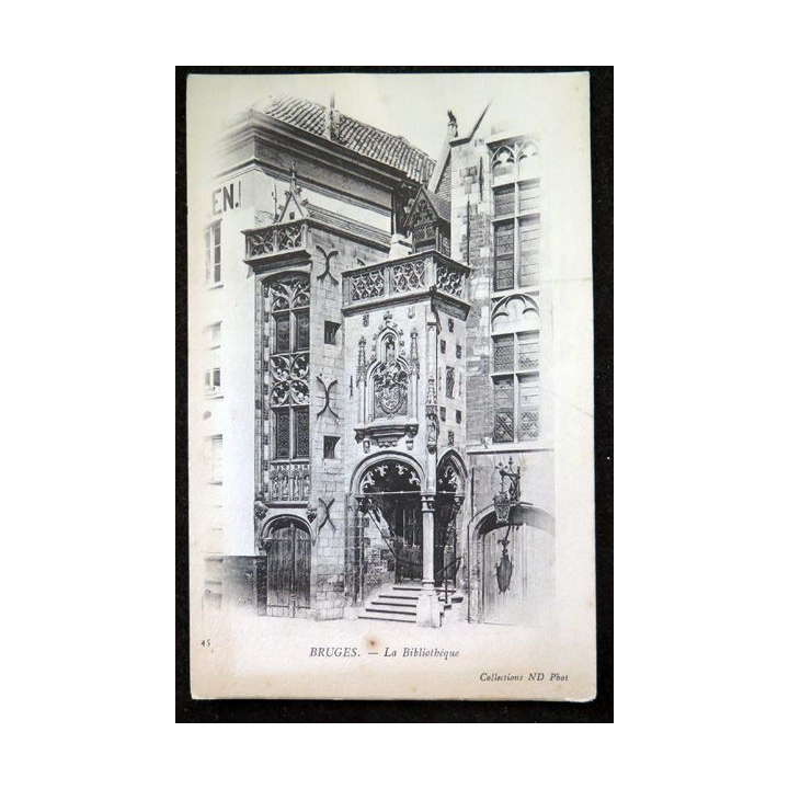 Carte postale 45 Bruges La Bibliothèque