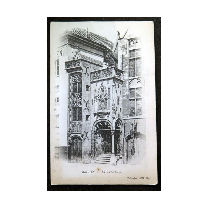 Carte postale 45 Bruges La Bibliothèque