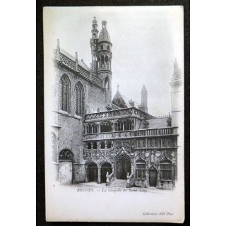 Carte postale 9 Bruges La Chapelle du Saint-Sang