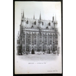 Carte postale 11 Bruges L'Hôtel de ville