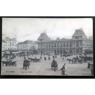 Carte postale Bruxelles Gare du Nord