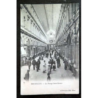 Carte postale 54 Bruxelles Le Passage Saint-Hubert