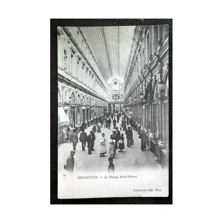 Carte postale 54 Bruxelles Le Passage Saint-Hubert
