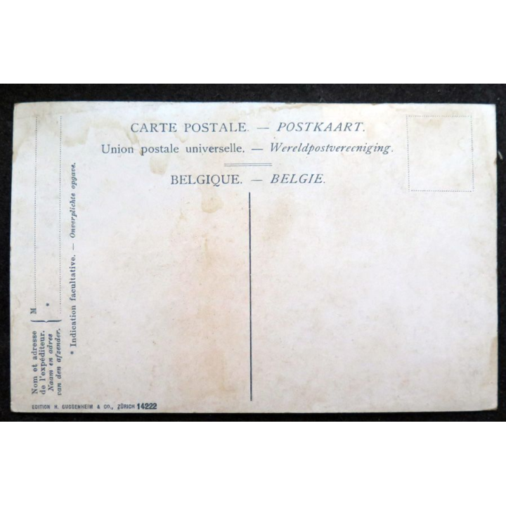Carte postale 56 Bruxelles Nef de l'Eglise Sainte-Gudule