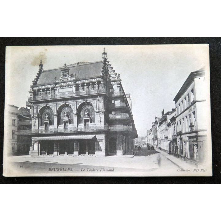 Carte postale 44 Bruxelles Le Théâtre Flamand