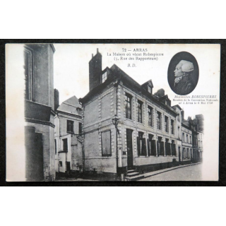 Carte postale 72 Arras La Maison où vécut Robespierre