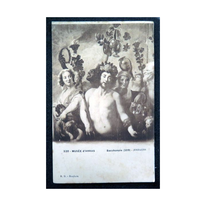 Carte postale  520 Arras Musée Bacchanale