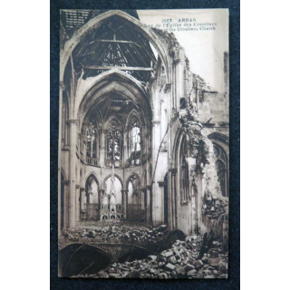 Carte postale 2922 Arras Intérieur de l'Eglise des Ursulines 