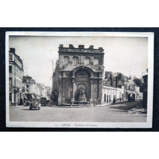 Carte postale 3 Arras Fontaine de Neptune