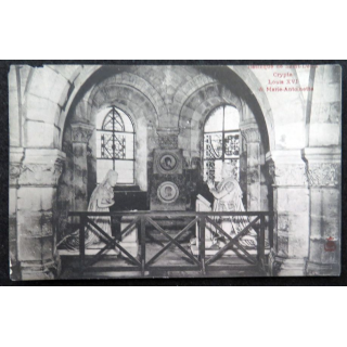 Carte postale Basilique de Saint-Denis Crypte Louis XVI et Marie-Antoinette