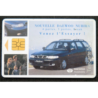 Carte téléphonique télécarte 50 unités Nouvelle Daewoo Nubira