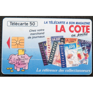 Carte téléphonique télécarte 50 unités La Cote en poche