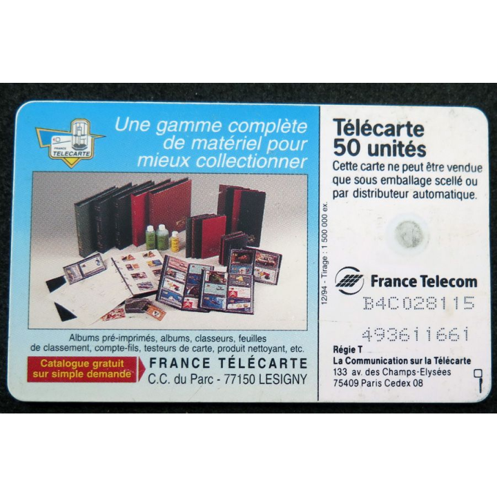 Carte téléphonique télécarte 50 unités La Cote en poche