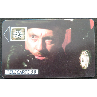 Carte téléphonique télécarte 50 unités Michel Serrault dans les fantômes du chapelier 1982