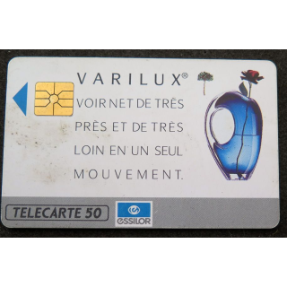 Carte téléphonique télécarte 50 unités Varilux voir net de très près