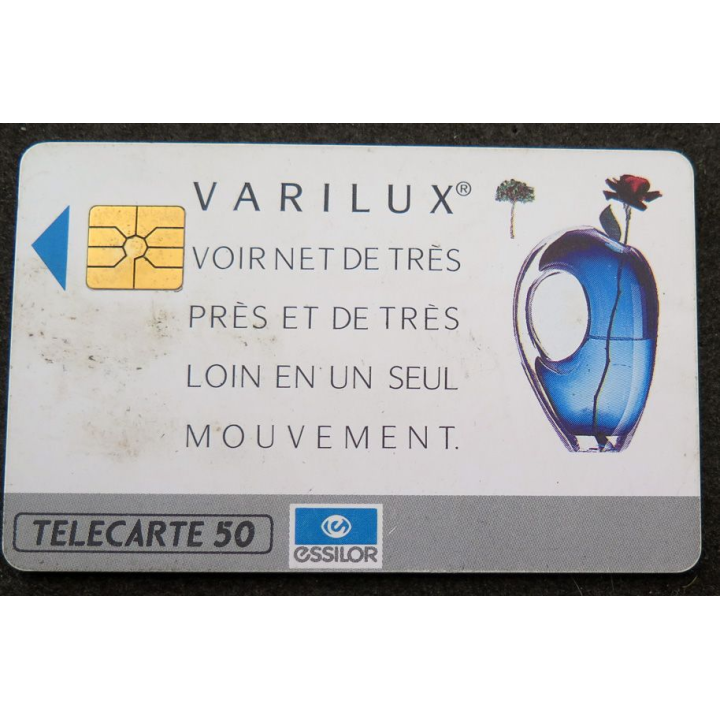 Carte téléphonique télécarte 50 unités Varilux voir net de très près