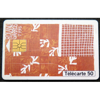 Carte téléphonique télécarte 50 unités Roland Garros 1996