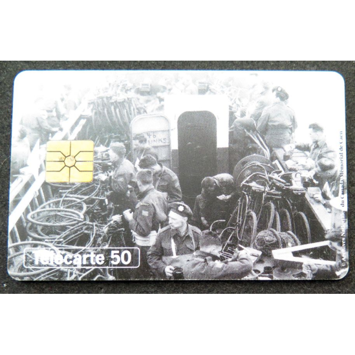 Carte téléphonique télécarte 50 unités 1944 1994 50° anniversaire des débarquements 