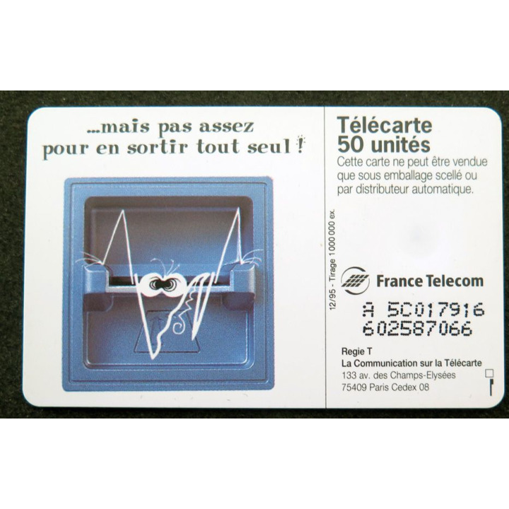 Carte téléphonique télécarte 50 unités Les Crackers Belin sont assez fins ...