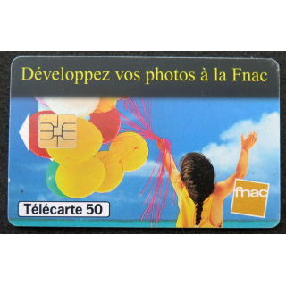Carte téléphonique télécarte 50 unités Développez vos photos à la Fnac