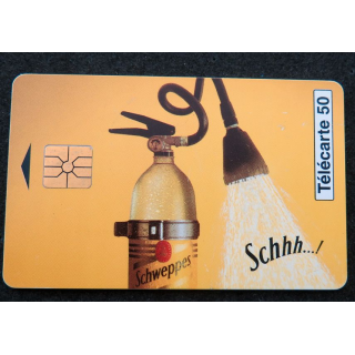 Carte téléphonique télécarte 50 unités Schweppes