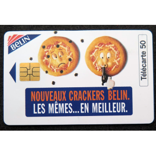 Carte téléphonique télécarte 50 unités Nouveaux crackers Belin