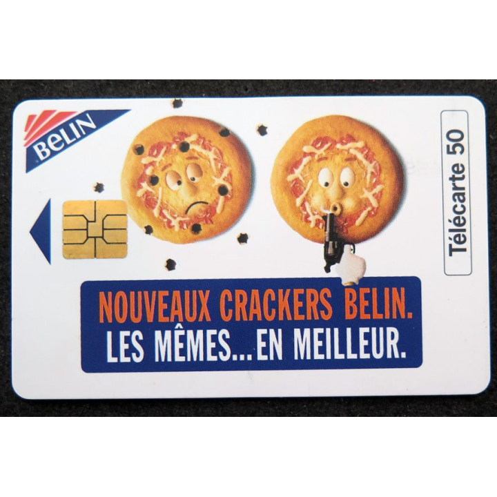 Carte téléphonique télécarte 50 unités Nouveaux crackers Belin