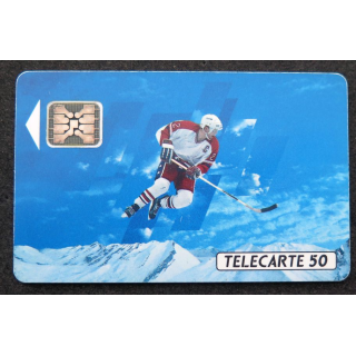 Carte téléphonique télécarte 50 unités XVI° Jeux olympiques d'hiver