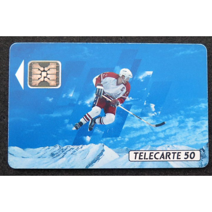 Carte téléphonique télécarte 50 unités XVI° Jeux olympiques d'hiver