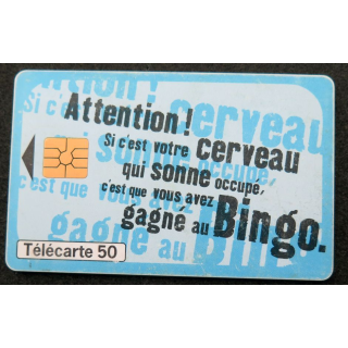 Carte téléphonique télécarte 50 unités Bingo