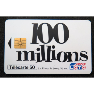 Carte téléphonique télécarte 50 unités Super Loto