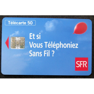 Carte téléphonique télécarte 50 unités SFR