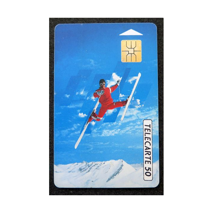 Carte téléphonique télécarte 50 XVI° Jeux olympiques d'hiver