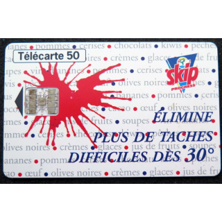 Carte téléphonique télécarte 50 Skip élimine plus de taches