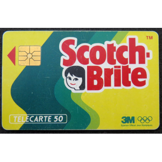Carte téléphonique télécarte 50 Scotch-Brite