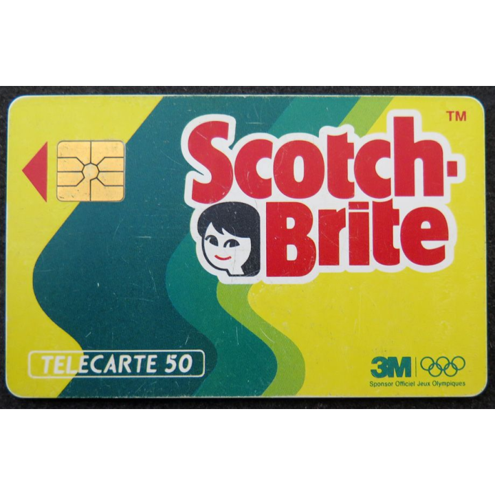 Carte téléphonique télécarte 50 Scotch-Brite