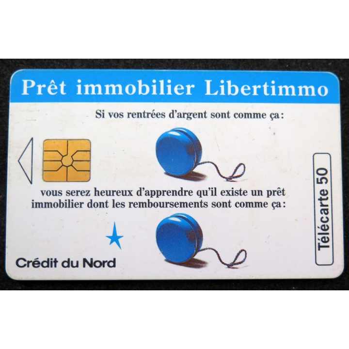 Carte téléphonique télécarte 50 Prêt immobilier Libertimmo