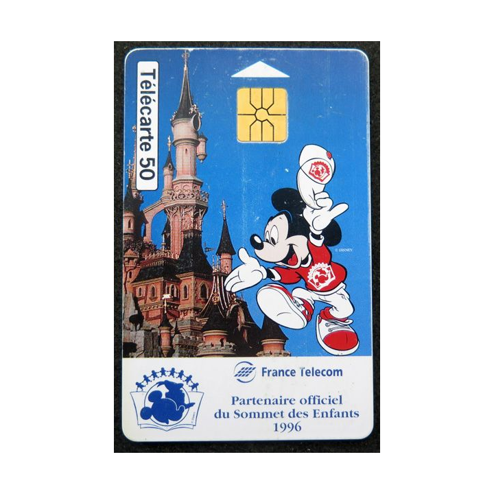 Carte téléphonique télécarte 50 Disneyland 1996