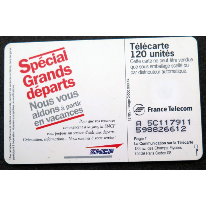 Carte téléphonique télécarte 50 SNCF à nous de vous faire préférer le train