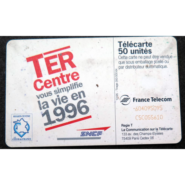Carte téléphonique télécarte 50 Tiens une nouvelle année à l'horizon