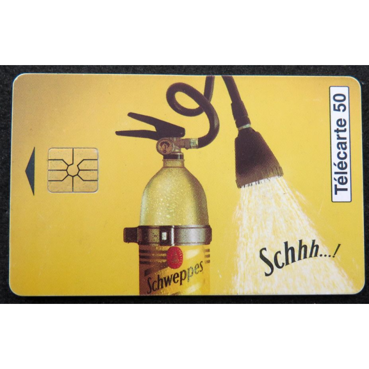 Carte téléphonique télécarte 50 Schweppes