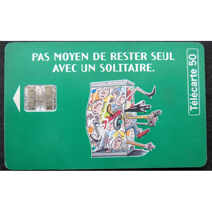 Carte téléphonique télécarte 50 Solitaire