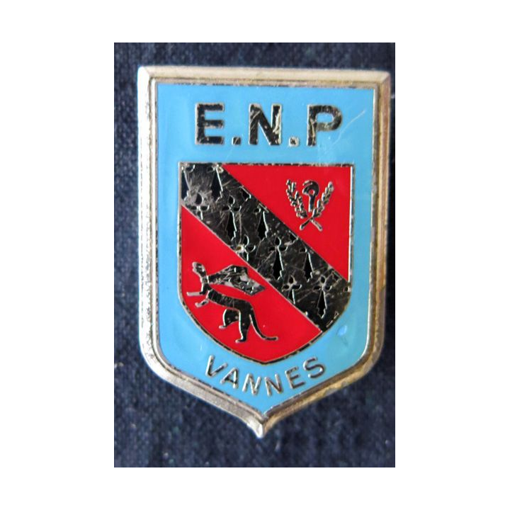 POLICE VANNES : insigne de l'école nationale de police de Vannes de fabrication Delsart