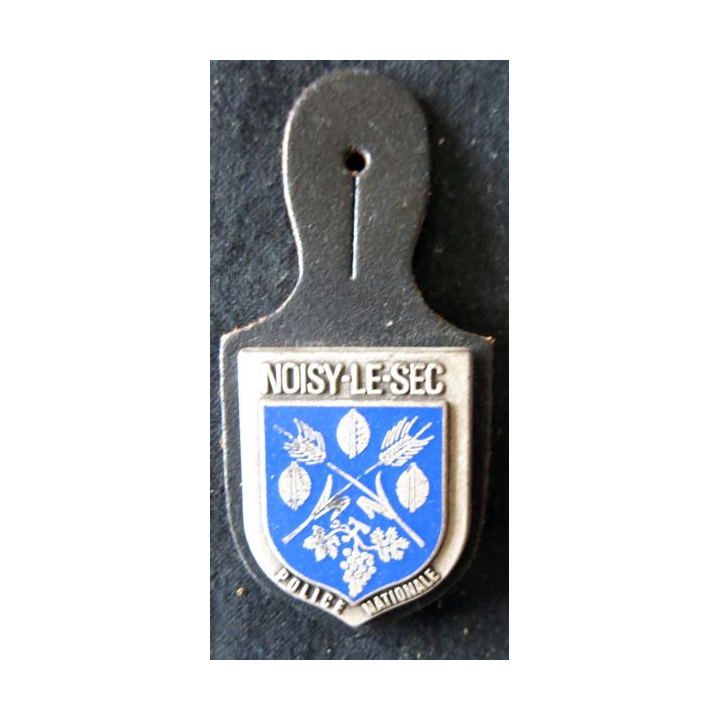 POLICE : insigne métallique de la Police nationale de la ville de Noisy-Le-Sec